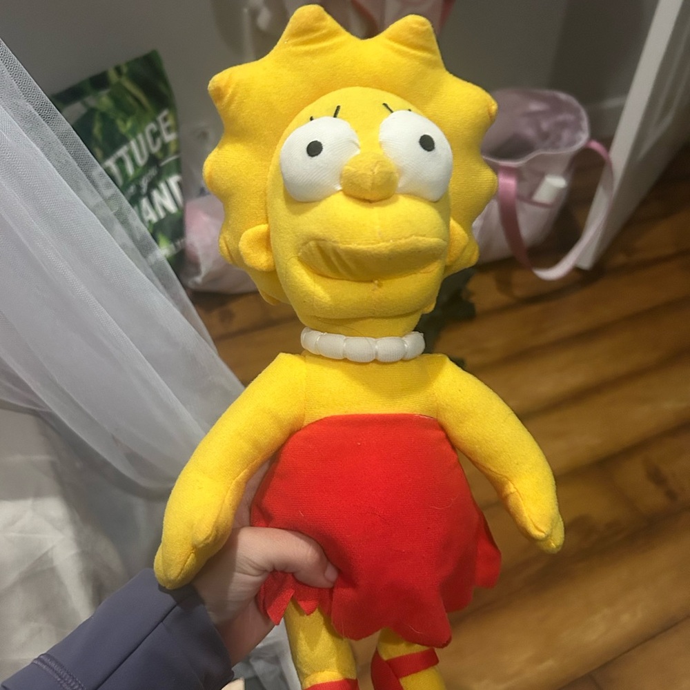 Yellow and Red Plush Toy